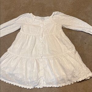 Haute Hippie White Eyelet Girl’s Dress